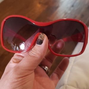 D&G red sunglasses